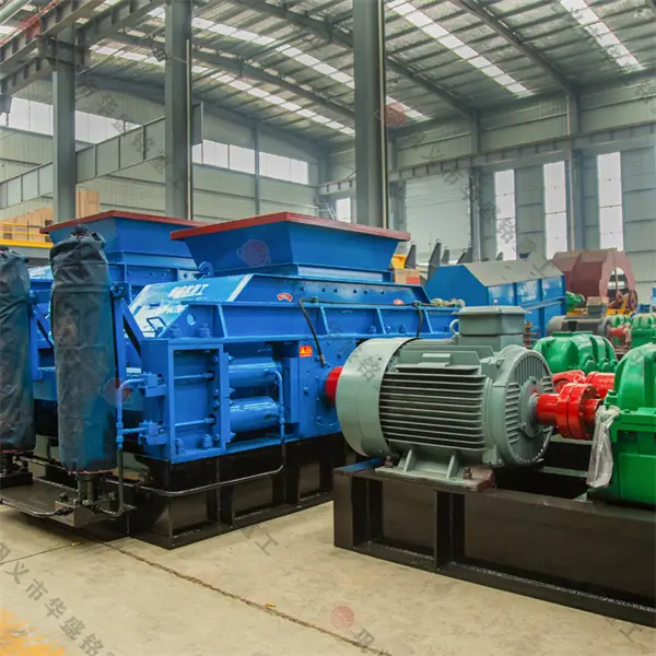 液壓對(duì)輥破碎機(jī)輕松破碎石灰石、石膏、硬質(zhì)頁巖